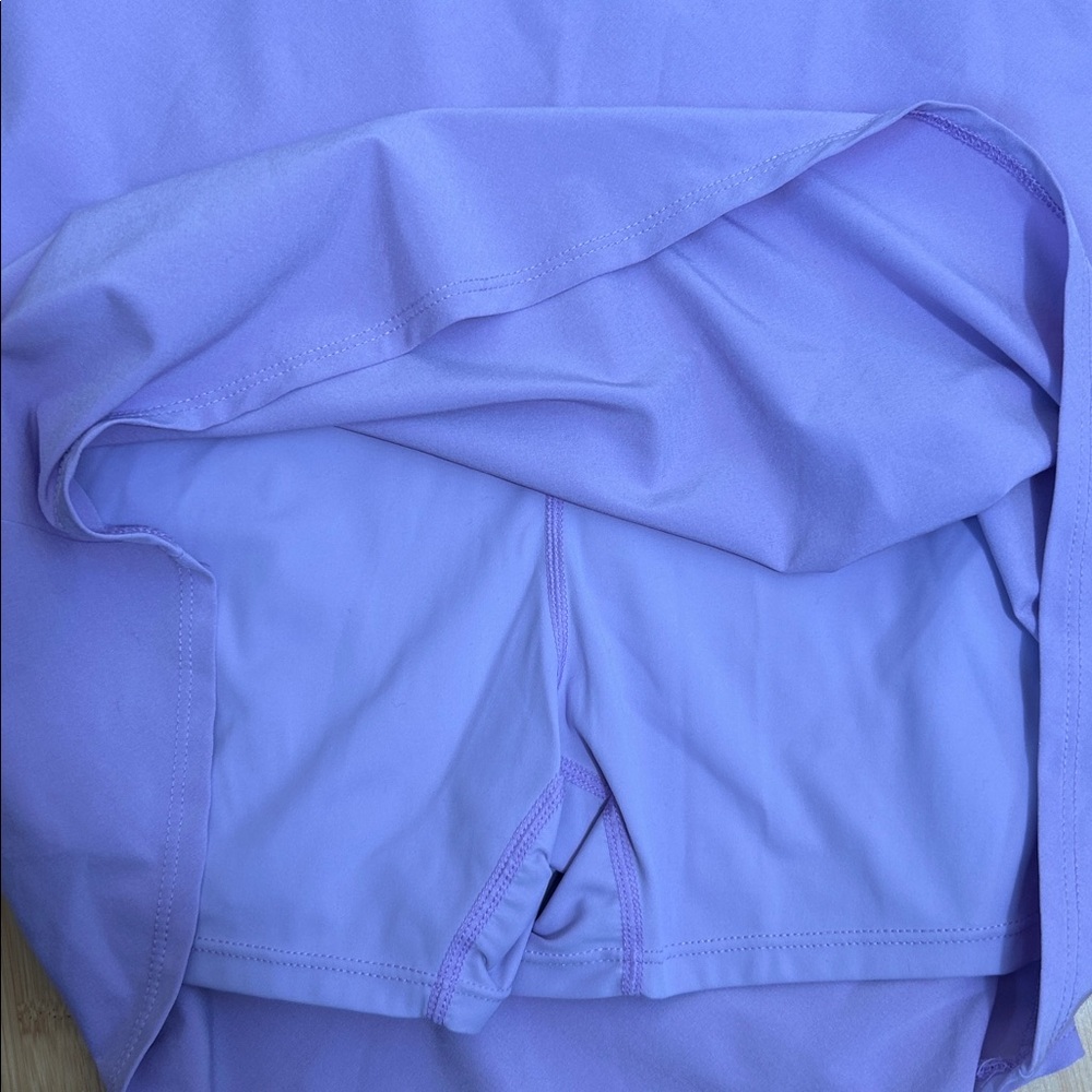 Abercrombie & Fitch Lilac Purple Athletic Dress with built in shorts size Large - Picture 5 of 8
